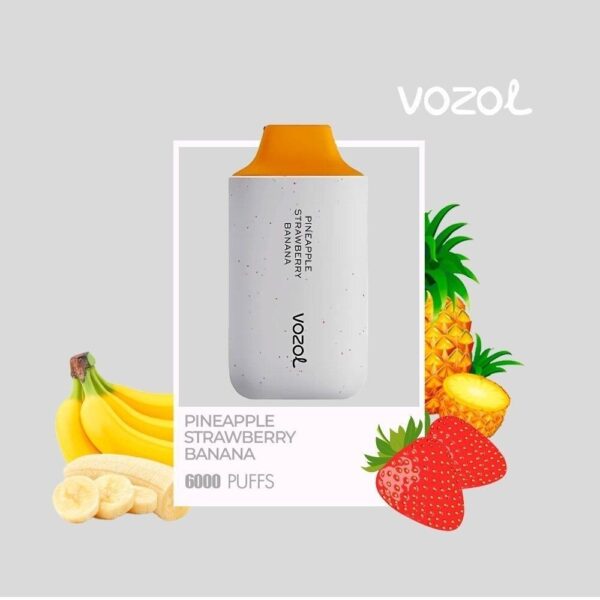 Vozol Star 6000 Pineapple Strawberry Banana - Türkiyenin Güvenilir Pod ...